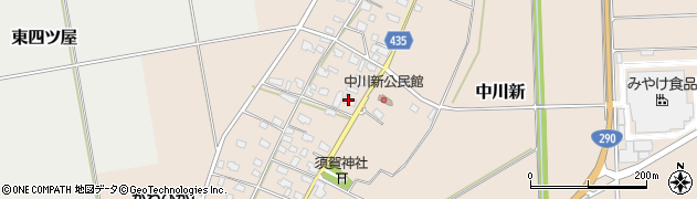 新潟県五泉市中川新2363周辺の地図