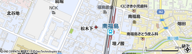 福島県福島市永井川松木下31周辺の地図