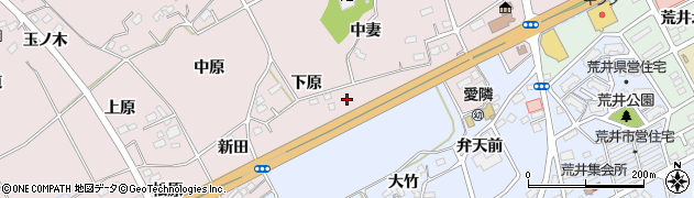 福島県福島市上名倉天王前周辺の地図
