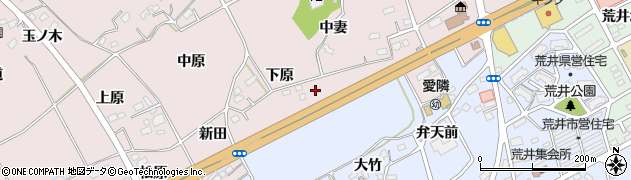福島県福島市上名倉（天王前）周辺の地図