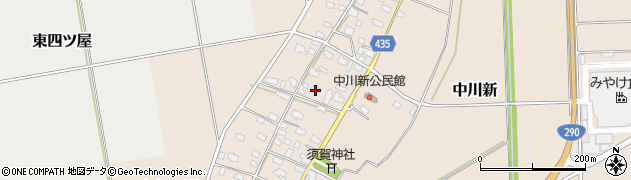 新潟県五泉市中川新2364周辺の地図