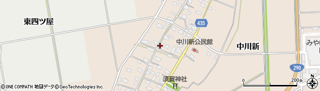 新潟県五泉市中川新2365周辺の地図