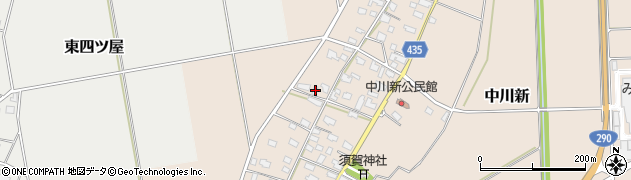 新潟県五泉市中川新2611周辺の地図