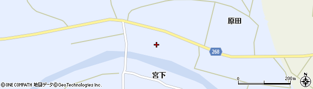 福島県南相馬市鹿島区上栃窪平四郎内周辺の地図