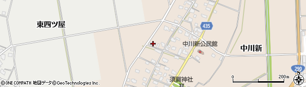 新潟県五泉市中川新2612周辺の地図