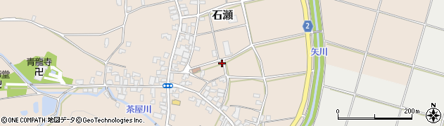 新潟県新潟市西蒲区石瀬1118周辺の地図