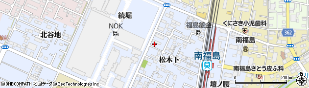福島県福島市永井川松木下39周辺の地図