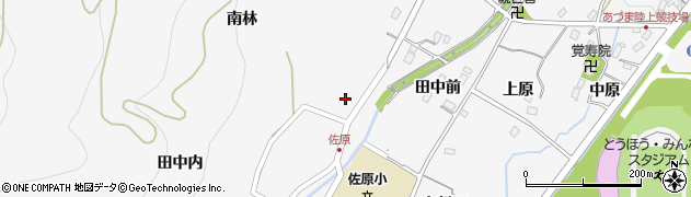 福島県福島市佐原（割石）周辺の地図