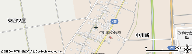 新潟県五泉市中川新2372周辺の地図