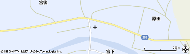 福島県南相馬市鹿島区上栃窪新田周辺の地図