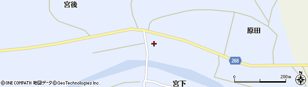 福島県南相馬市鹿島区上栃窪（新田）周辺の地図