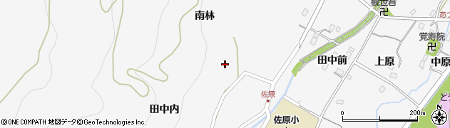 福島県福島市佐原（南林）周辺の地図
