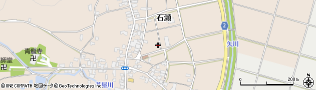 新潟県新潟市西蒲区石瀬1104周辺の地図