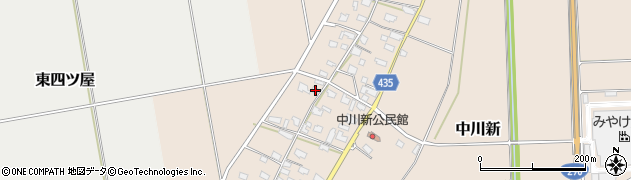 新潟県五泉市中川新2608周辺の地図