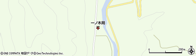 一ノ木郵便局周辺の地図