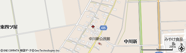 新潟県五泉市中川新2378周辺の地図