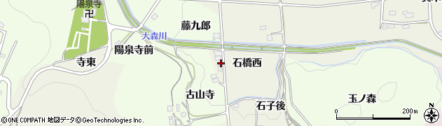 福島県福島市下鳥渡石橋西15周辺の地図