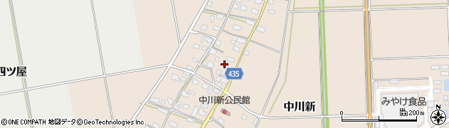新潟県五泉市中川新2377周辺の地図