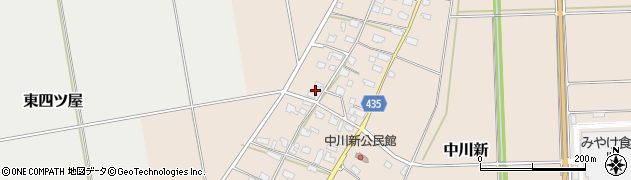 新潟県五泉市中川新2605周辺の地図