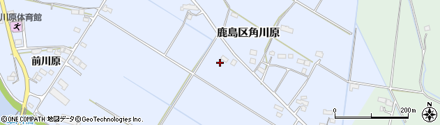 福島県南相馬市鹿島区角川原関場周辺の地図