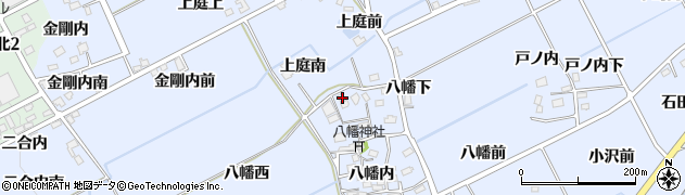 福島県福島市荒井八幡内54周辺の地図