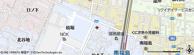 福島県福島市永井川松木下13周辺の地図