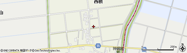 新潟県燕市西槙周辺の地図