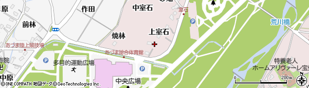 福島県福島市上名倉上室石29周辺の地図