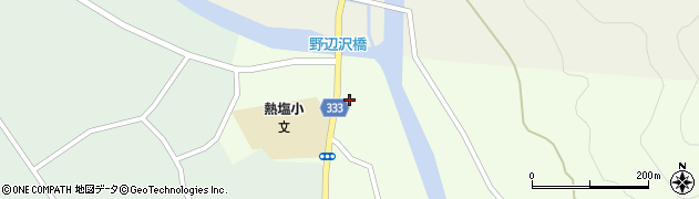 福島県喜多方市熱塩加納町山田堂ノ下周辺の地図