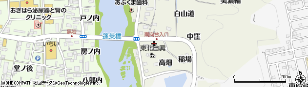 福島県福島市小倉寺（加登内）周辺の地図