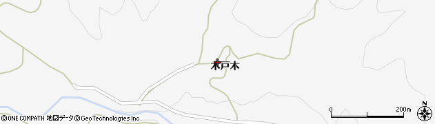 福島県相馬郡飯舘村大倉木戸木周辺の地図