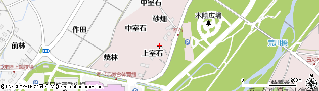 福島県福島市上名倉上室石周辺の地図