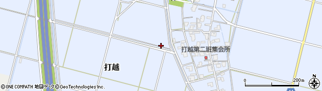 新潟県新潟市西蒲区打越周辺の地図