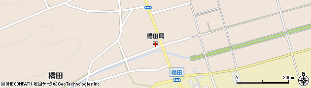 橋田郵便局 ＡＴＭ周辺の地図