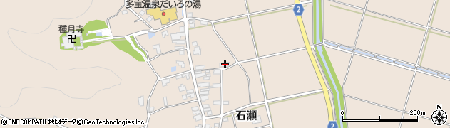 新潟県新潟市西蒲区石瀬1244周辺の地図