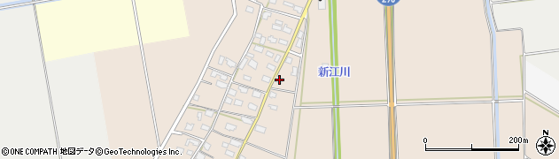 新潟県五泉市中川新346周辺の地図