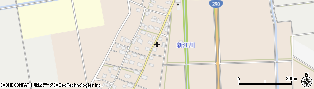 新潟県五泉市中川新26周辺の地図