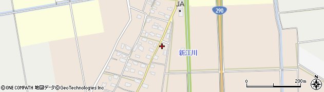 新潟県五泉市中川新343周辺の地図