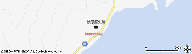 会津米澤街道　桧原歴史館周辺の地図