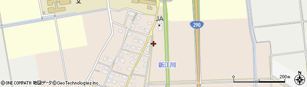 新潟県五泉市中川新375周辺の地図