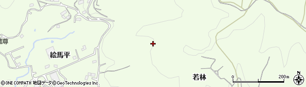 福島県福島市渡利（滑沢）周辺の地図