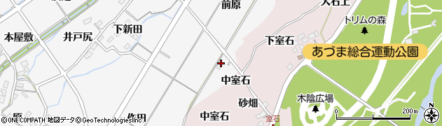 福島県福島市佐原（前原）周辺の地図