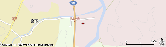 福島県伊達市月舘町月舘川向周辺の地図