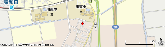 新潟県五泉市中川新2434周辺の地図