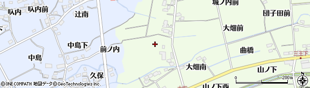 福島県福島市上鳥渡（大畑）周辺の地図