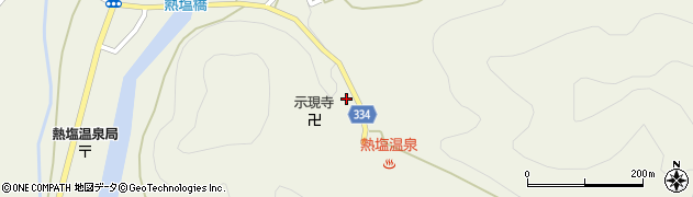 福島県喜多方市熱塩加納町熱塩熱塩周辺の地図