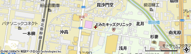 福島県福島市太平寺（過吹）周辺の地図