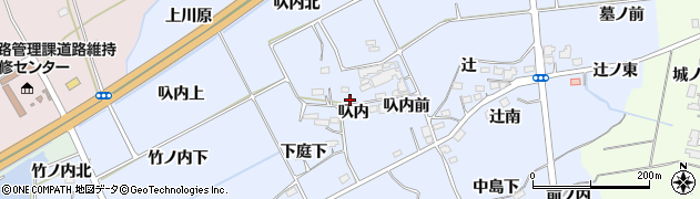 福島県福島市荒井（叺内）周辺の地図