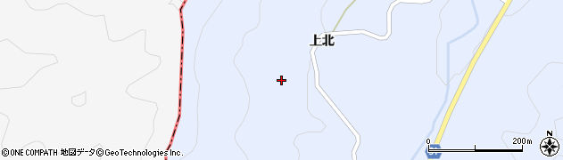 福島県伊達市霊山町上小国上北121周辺の地図