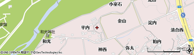福島県福島市上名倉金山47周辺の地図